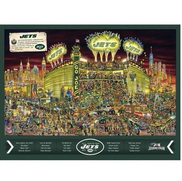 NFL NEW YORK JETS PUZZLE Journeyman Search - Picture 1 of 11